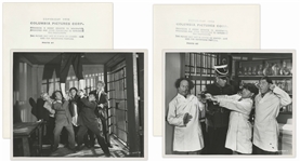 Lot of Twenty 10 x 8 Glossy Photos From Various Three Stooges Films: 11 Photos From Hot Stuff, 5 From For Crimin' Out Loud, 4 Unidentified -- Very Good Condition